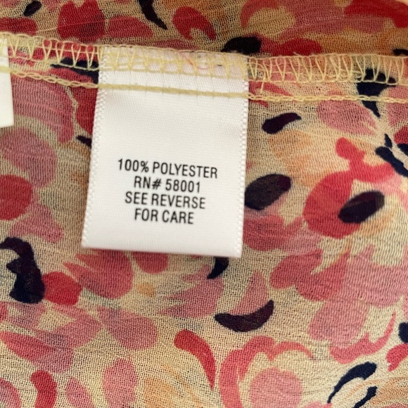 Croft & Barrow Multicolor Floral Button Down Shirt - Picture 10 of 11